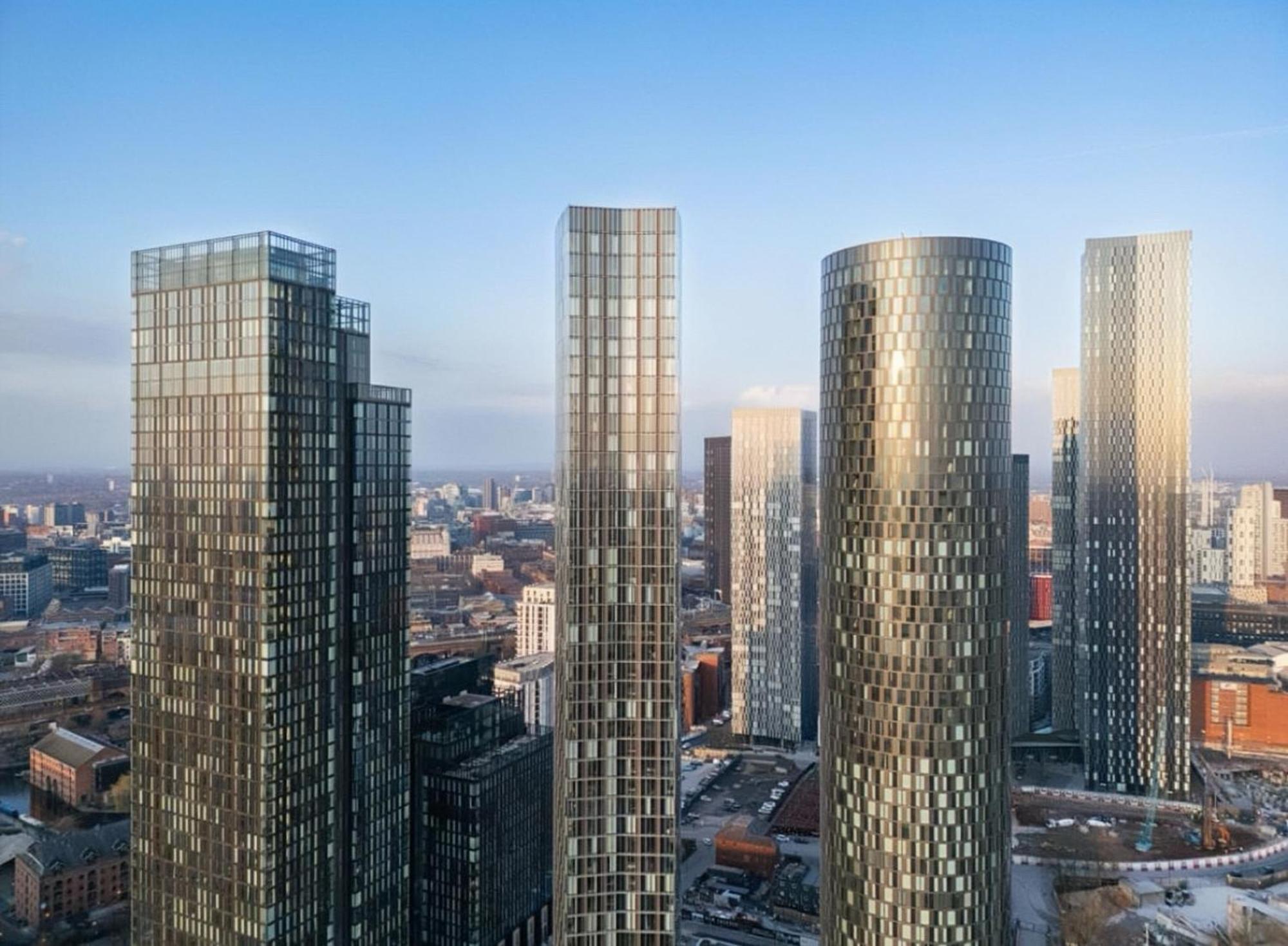 Luxury 2 Bed Penthouse With Stunning Views In Manchester City Centre Dış mekan fotoğraf